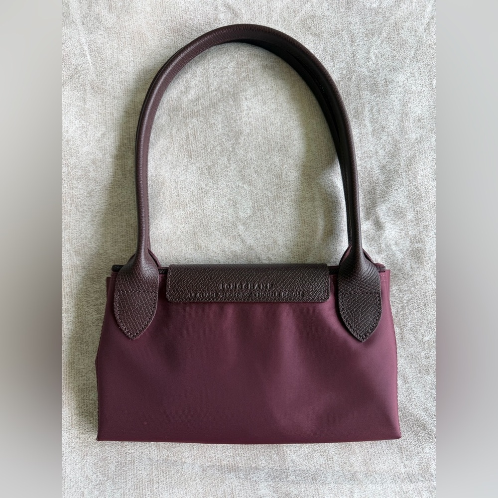Longchamp Le Pliage Green Tote Large - Burgundy - Picture 2 of 16